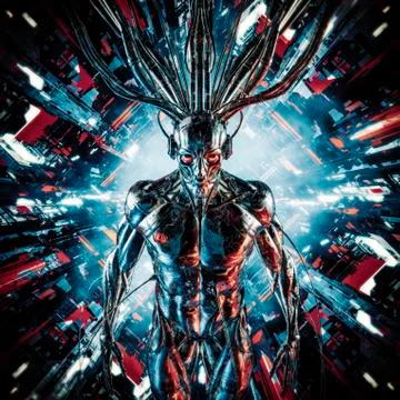 Servant of the machine Stockillustratie