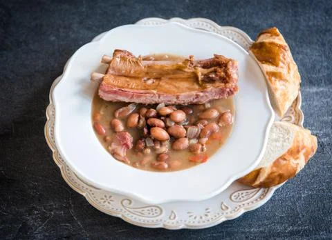 Served meal Stock Photos