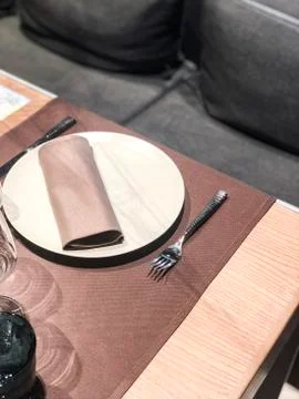 Served restaurant table 写真素材