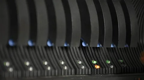 Server and raid storage, Installing hard disk storage 스톡 동영상 68166320