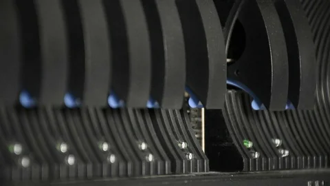 Server and raid storage, Installing hard disk 스톡 동영상 73138069