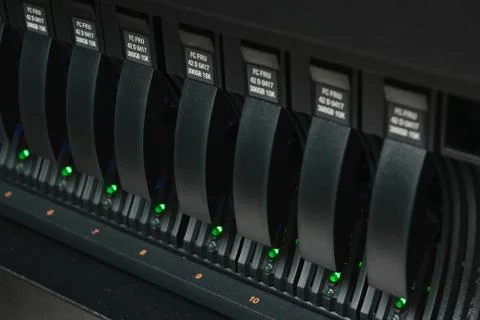 Server and raid storage Foto stock