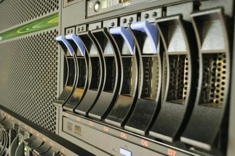 Server and raid storage Foto stock