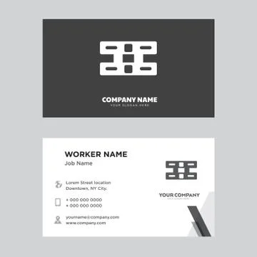 Server business card design Free Stock Illustration