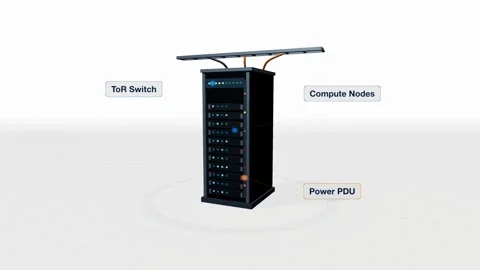 Server cabinet hardware infographic white background animation Stock Footage 339334845