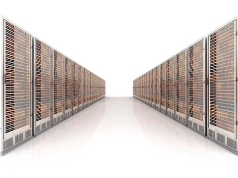 Server center Illustrazione stock
