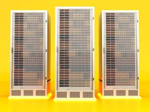 Server center. Stock-Illustration