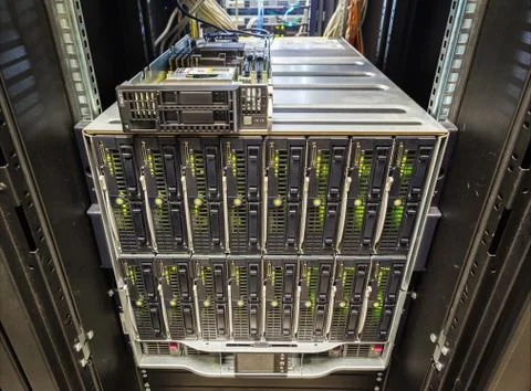 Server chassis Foto stock