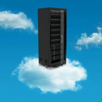 Server cloud Stock Illustration