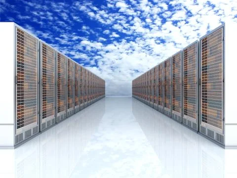 Server cloud. イラスト素材