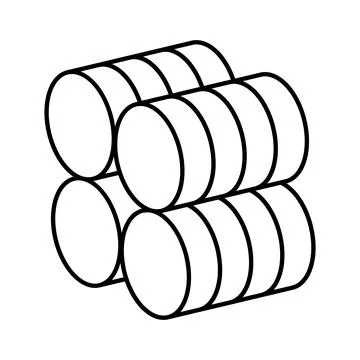 Server cluster storing important digital information technology Stock-Illustration