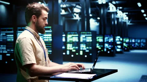 Server clusters diagnostic test Stock Footage 246243067