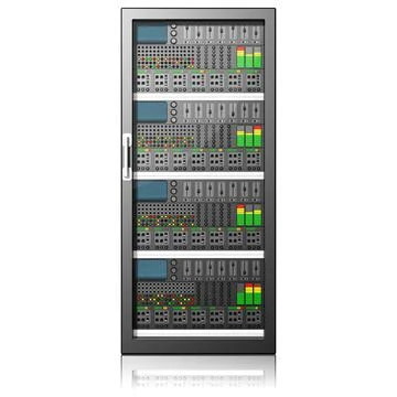 Server computer data - 3D illustration. Stock Illustration