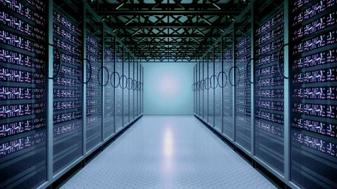 Server computing center 4k Stock Footage 105169205