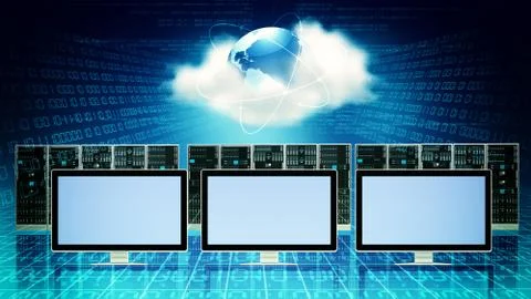 Server concept Stock Illustration