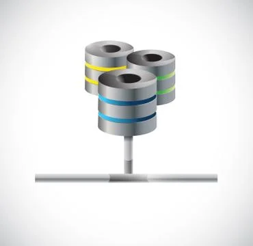 Server connection illustration design 스톡 일러스트