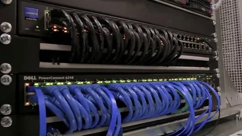Server in a data center Stock-Footage 69082599