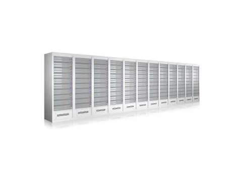 Server data center for virtual hosting services. 3D render. Stock Illustration