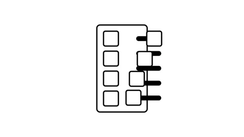 Server Database Storage Icon Stock Footage 340307022