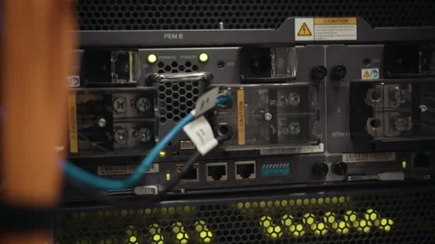 The server. Detail Stock Footage 244735270