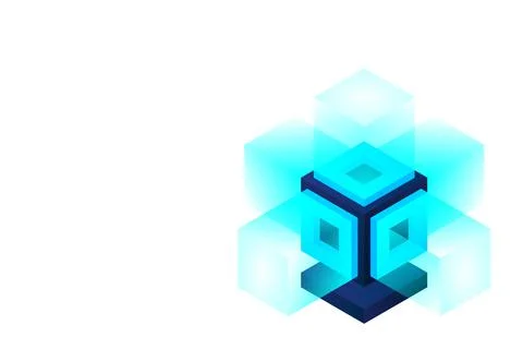 Server. Digital space. Data storage. Data center. Big Date. Conceptual illust イラスト素材