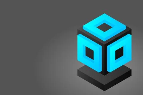 Server. Digital space. Data storage. Data center. Big Date. Conceptual illust イラスト素材