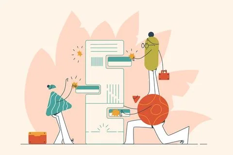 Server Down Illustration Stock Illustration