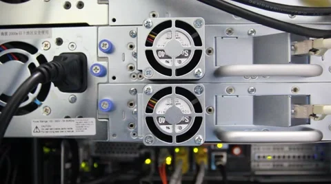 Server equipment Network of telecommunication system. Stock Footage 47948661