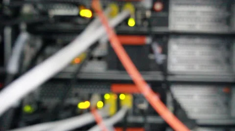Server equipment Network of telecommunication system. Stock Footage 47948930