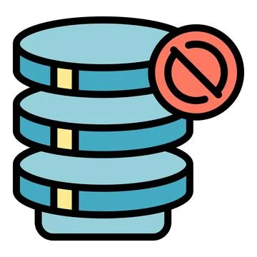 Server error icon vector flat イラスト素材