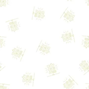 Server fire security system glyph seamless pattern Stockillustratie