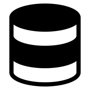 Server glyph icon vector illustration isolated on white background Stock Illustration