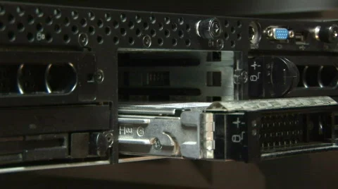 Server hard drive Stock Footage 102046