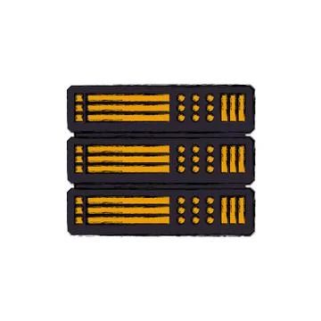 Server hosting technology Stock-Illustration
