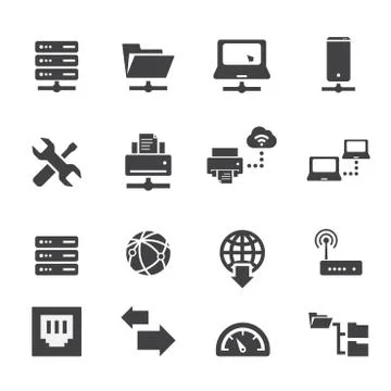 Server icon Stock Illustration