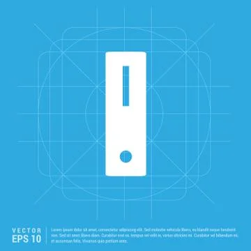 Server icon Ilustração Stock