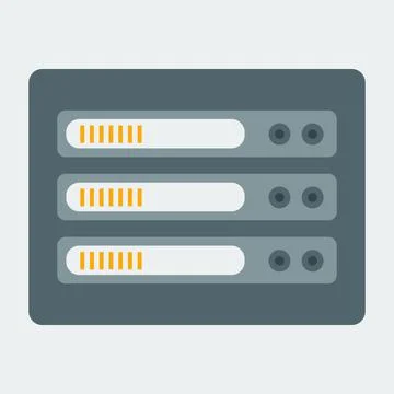 Server icon Stock Illustration