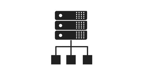 Server Icon. Stock Illustration