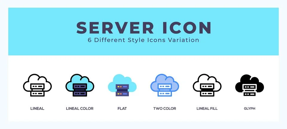 Server icon vector for web. and mobile app Stock-Illustration