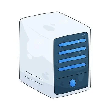 Server Stock Illustration