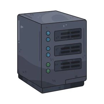 Server illustration 스톡 일러스트