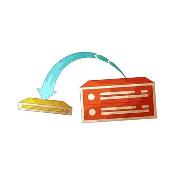 Server illustration Stock Illustration