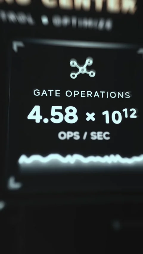 Server Infrastructure Operational Status Interface with Interactive Data Stock Footage 340546023