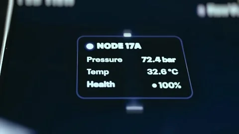 Server Infrastructure Power Optimization Interface Stock Footage 340153312