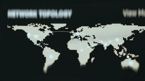 Server Infrastructure System Diagnostics Interface Stock Footage 340141932
