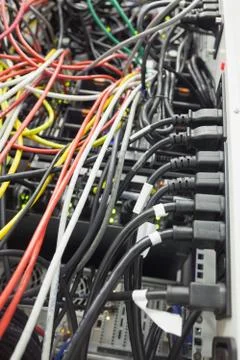 Server interior Stock Photos