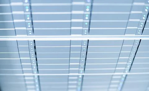 Server. Large data warehouse. Cloud disk. Foto stock