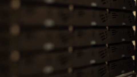 Server Lights Blinking Stock Footage 125033583
