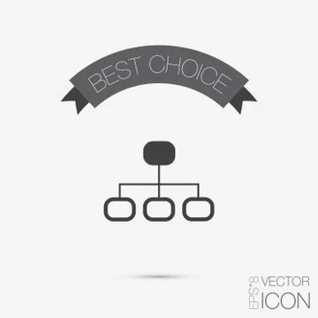 Server network. Stock Illustration