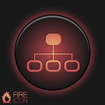 Server network. Stock Illustration